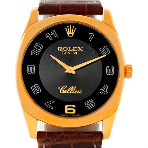 Photo of Rolex Cellini Danaos 18k Yellow Gold Mens Watch 4233