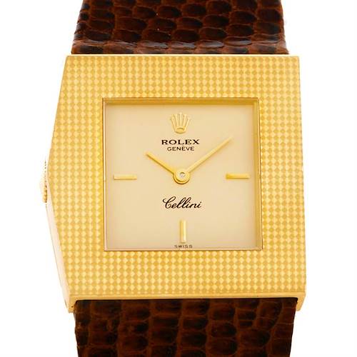 Photo of Rolex Cellini King Midas Vintage 18k Yellow Gold Watch 4126