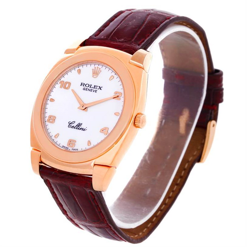 Rolex Cellini Cestello 18K Rose Gold Watch 5330 SwissWatchExpo