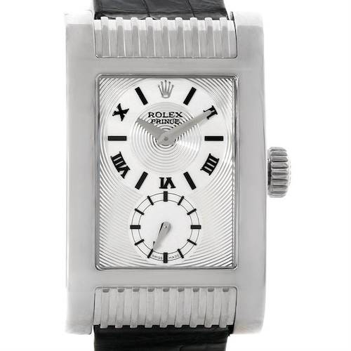 Photo of Rolex Cellini Prince 18K White Gold Mens Watch 5441