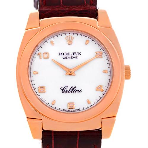 Photo of Rolex Cellini Cestello 18K Rose Gold Watch 5320