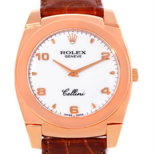 Photo of Rolex Cellini Cestello 18K Rose Gold Watch 5330