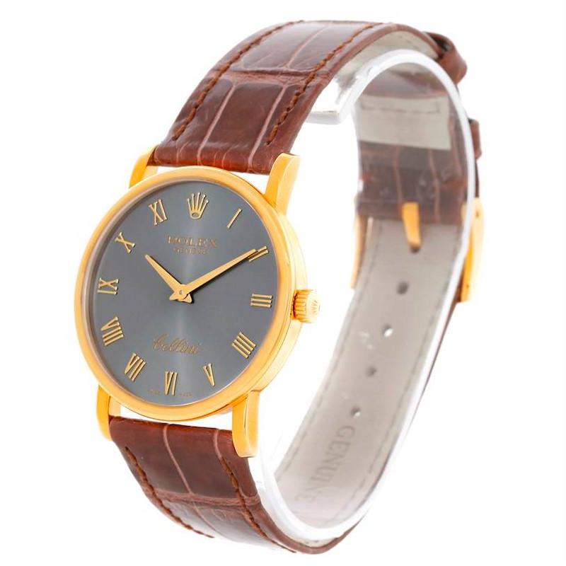 Rolex Cellini Classic Mens 18K Yellow Gold Watch 5115 Unworn SwissWatchExpo