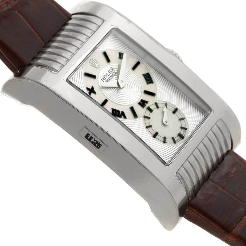 Rolex Cellini Prince 18K White Gold Mens Watch 5441 Unworn SwissWatchExpo