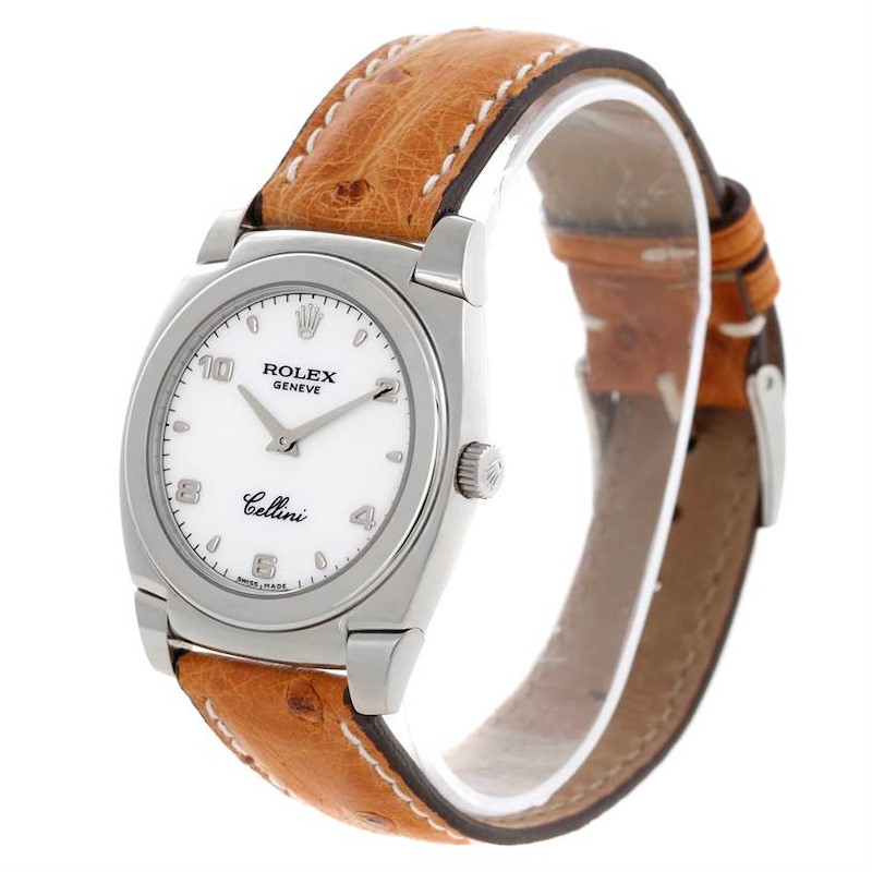 Rolex Cellini Cestello 18K White Gold Watch 5320 Unworn SwissWatchExpo