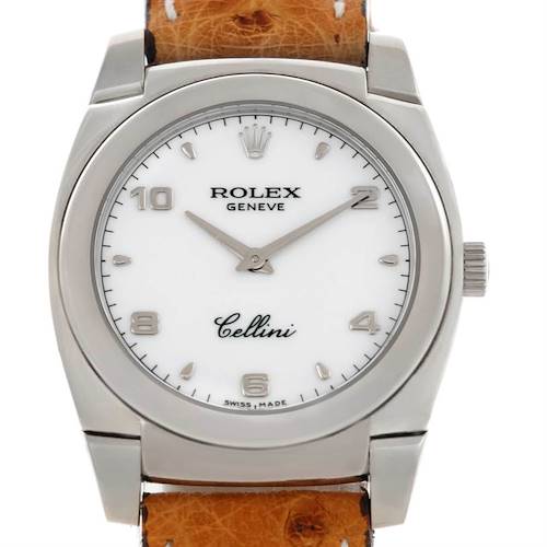 Photo of Rolex Cellini Cestello 18K White Gold Watch 5320 Unworn