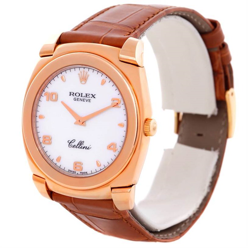 Rolex Cellini Cestello 18K Rose Gold Watch 5330 Unworn SwissWatchExpo