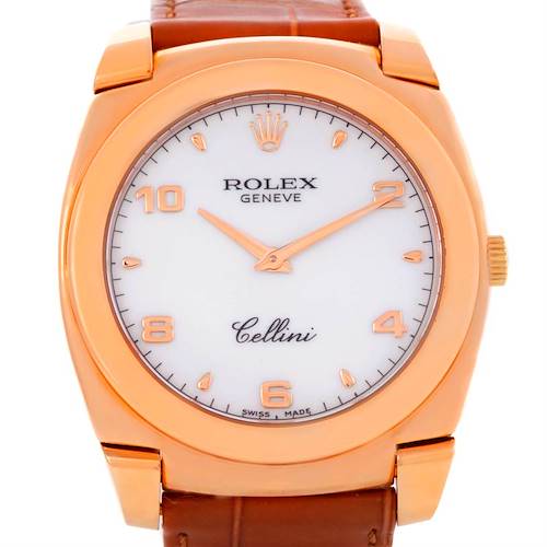 Photo of Rolex Cellini Cestello 18K Rose Gold Watch 5330 Unworn