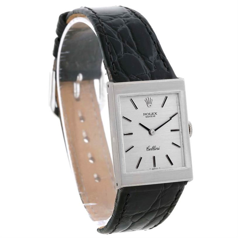 Rolex Cellini 18K White Gold Vintage Watch 4014 SwissWatchExpo