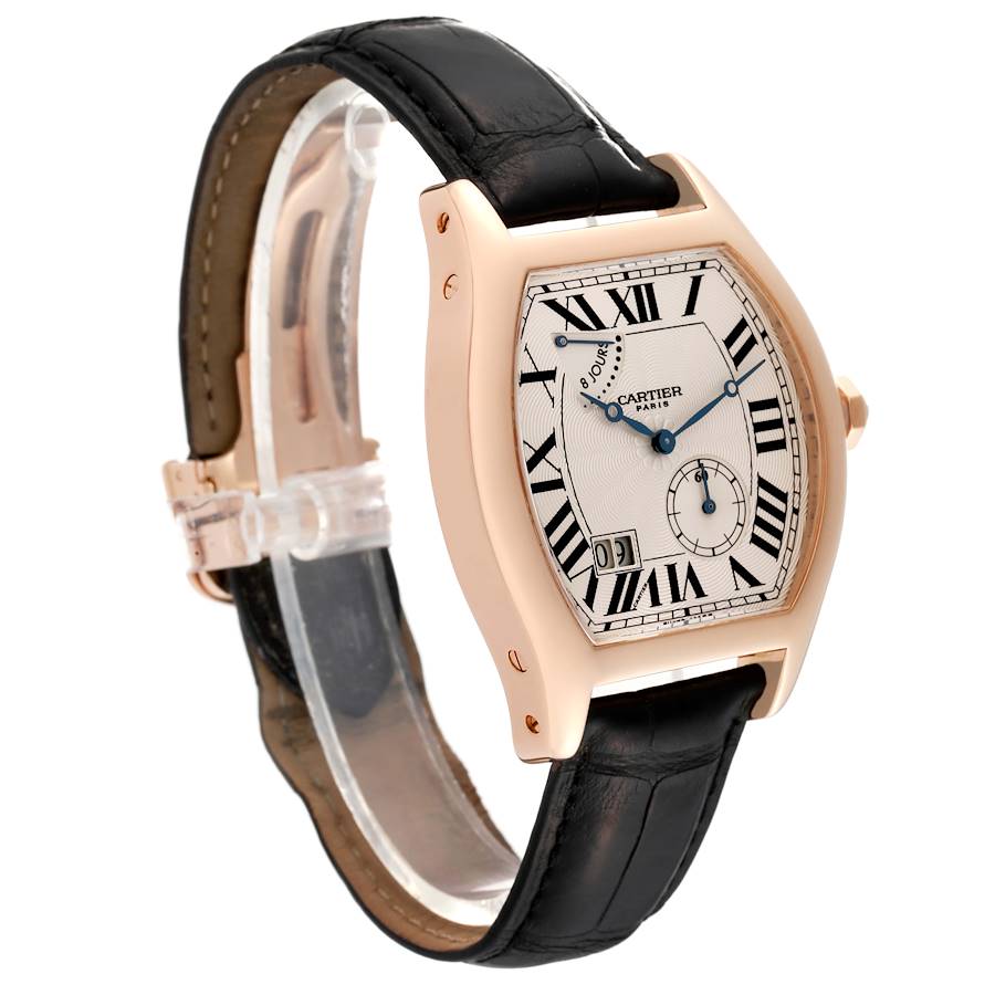 Cartier Tortue Privee Rose Gold 8 Day Power Reserve Mens Watch W1545851