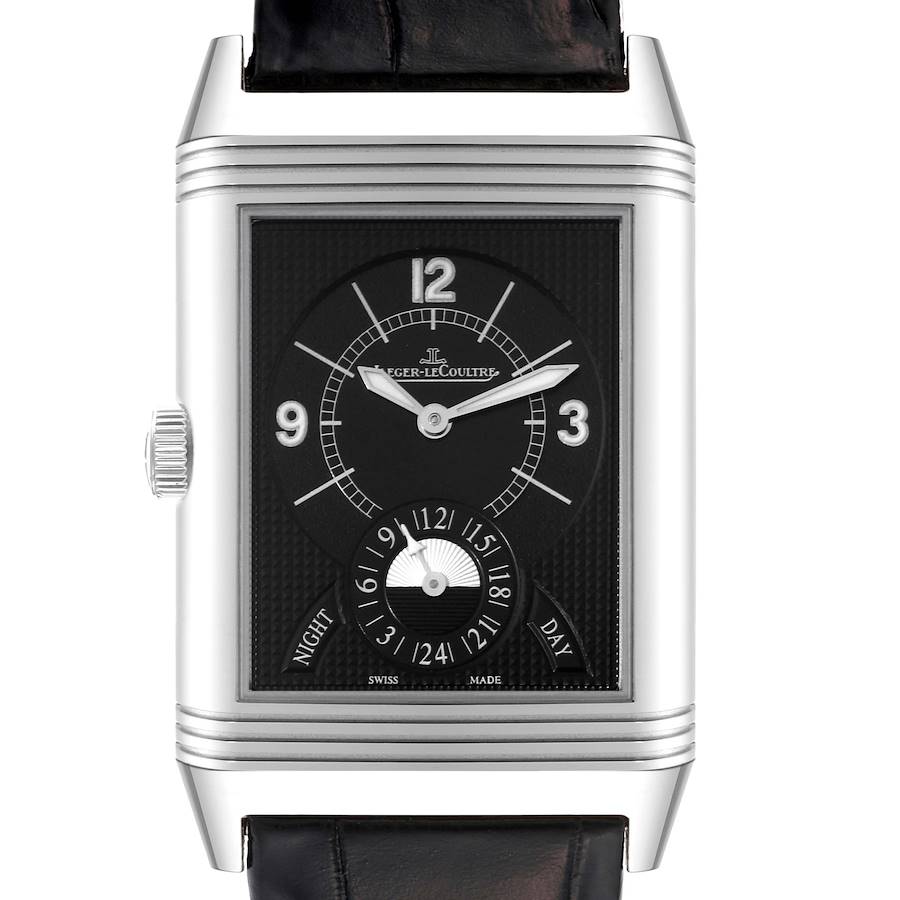 Jaeger LeCoultre Grande Reverso Steel Mens Watch 273.8.85 Q3748421 SwissWatchExpo