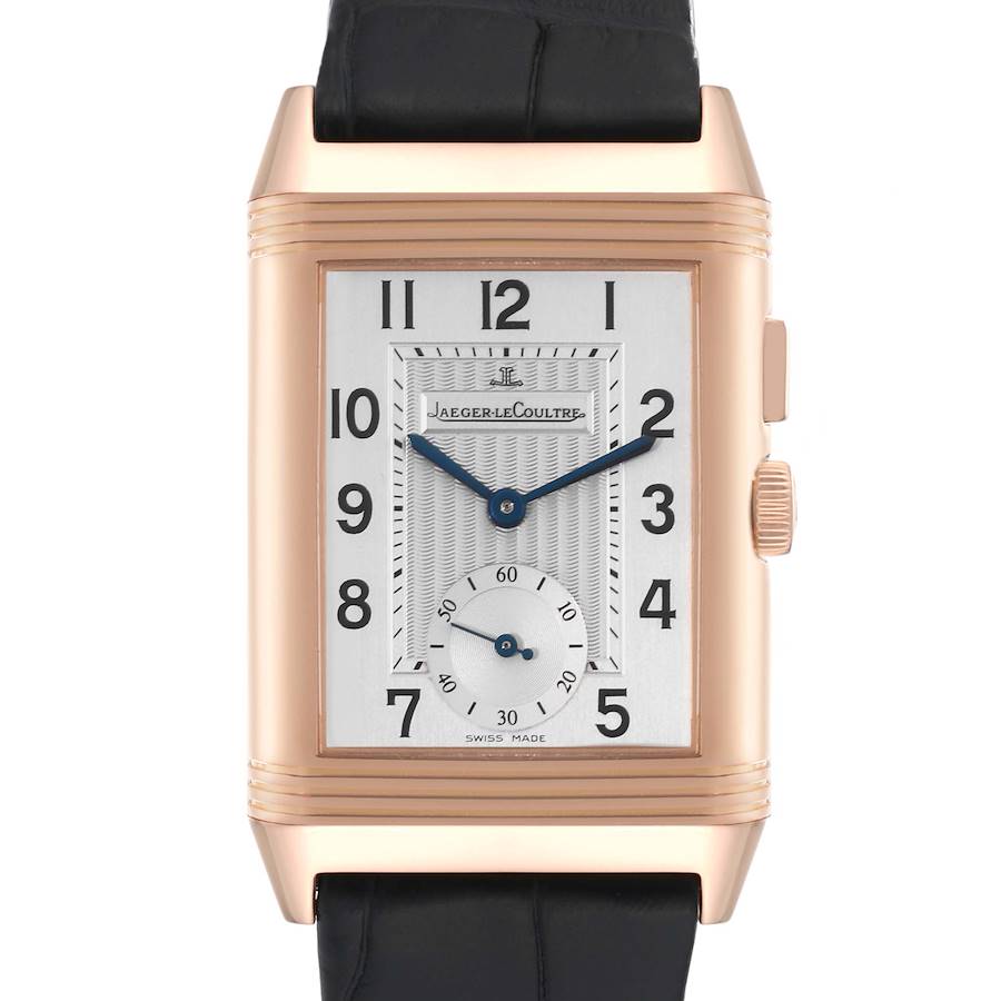 Jaeger LeCoultre Reverso Duoface Rose Gold Mens Watch 272.2.54 Q2712410 SwissWatchExpo