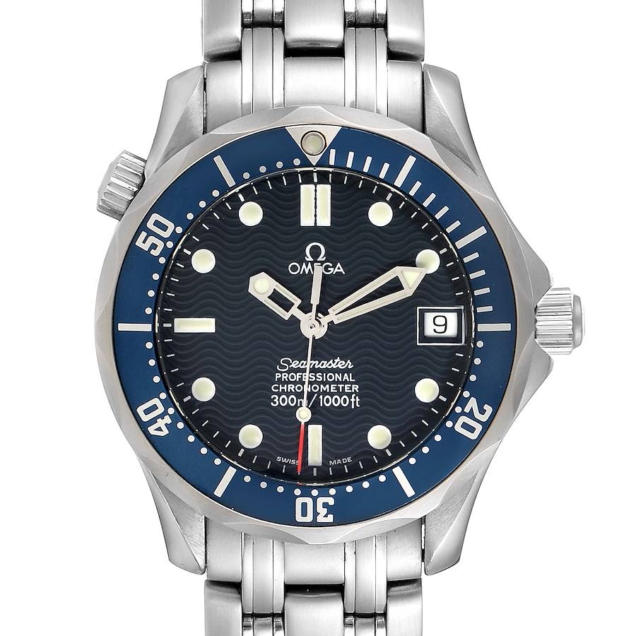 Omega Seamaster Midsize 36mm Blue Dial Steel Mens Watch 2551.80.00  SwissWatchExpo