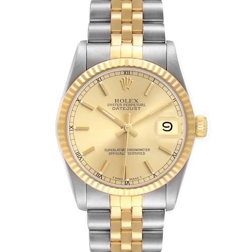 Photo of Rolex Datejust 31 Midsize Steel Yellow Gold Ladies Watch 68273