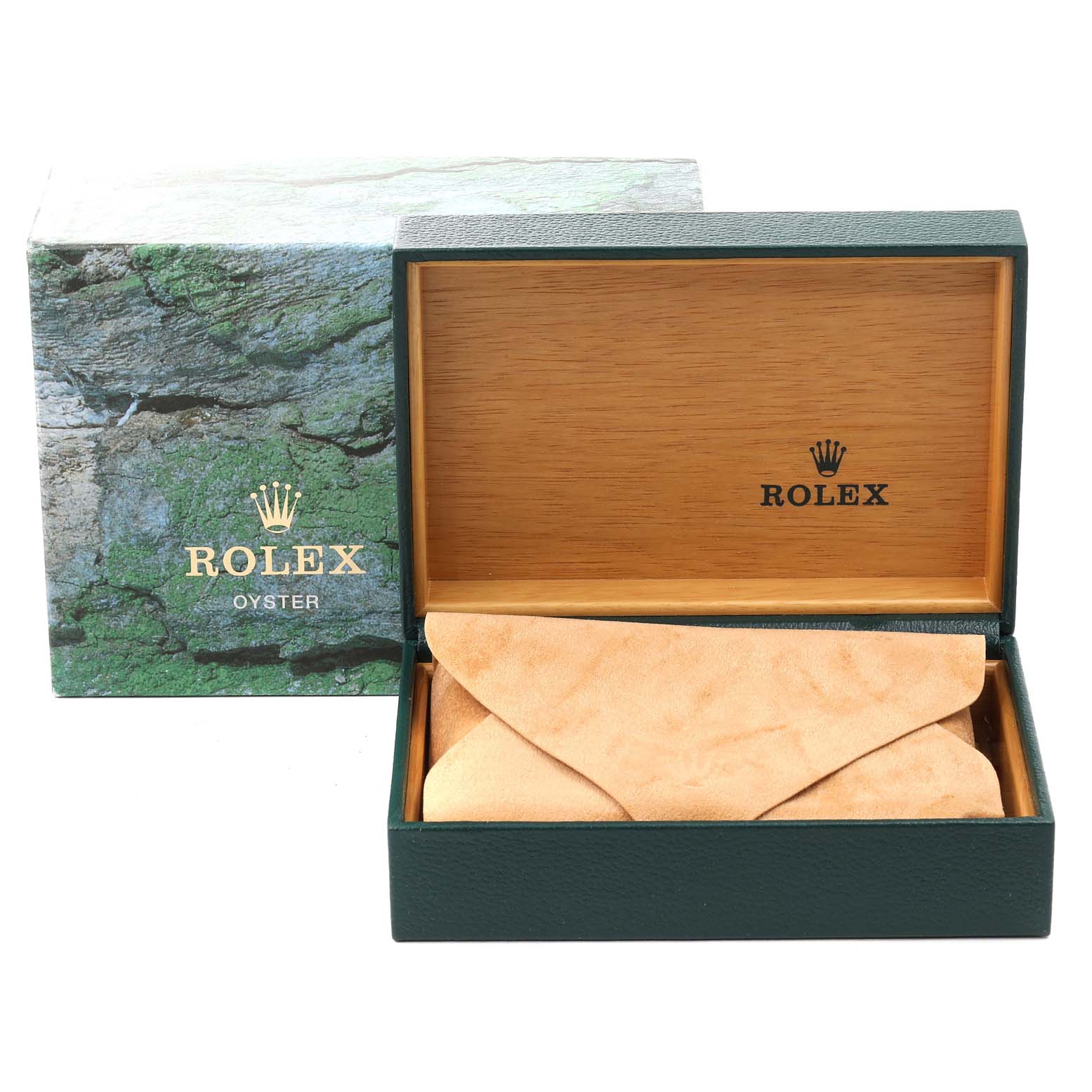 This image shows the packaging and presentation box for a Rolex Mid-Size 68273 Women's Steel and Gold (two tone) Champagne Dial 68273 Women's Steel and Gold (two tone) Champagne Dial model watch.