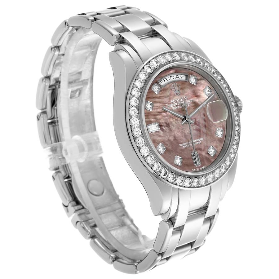 Rolex Pearlmaster Platinum 18946 | Stock 69365 | SwissWatchExpo