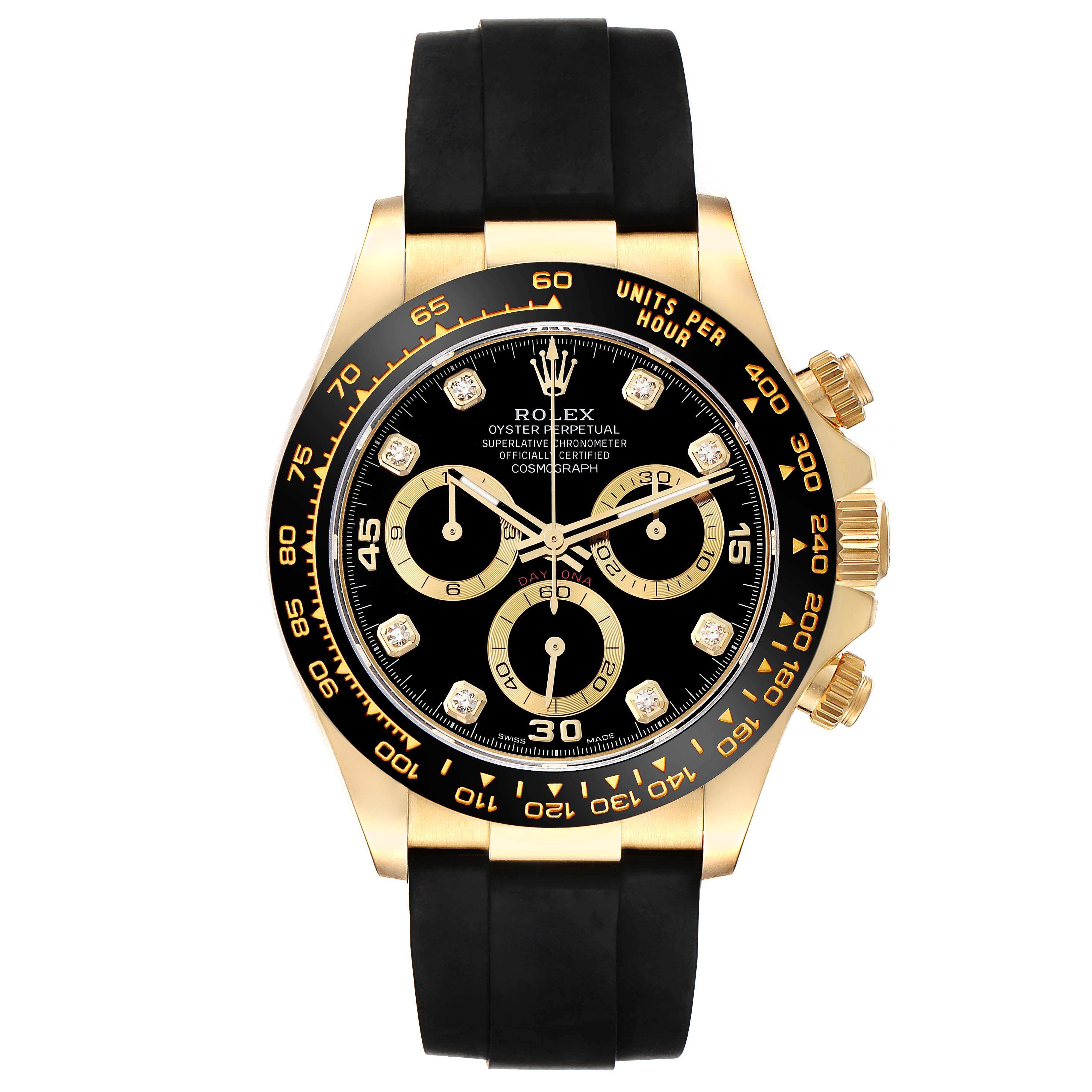Rolex Daytona Yellow Gold 116518 | Stock 60537 | SwissWatchExpo