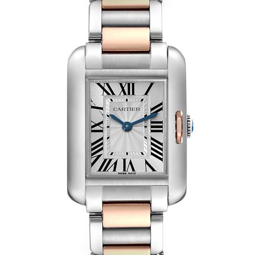 Photo of Cartier Tank Anglaise Small Steel Rose Gold Ladies Watch W5310036