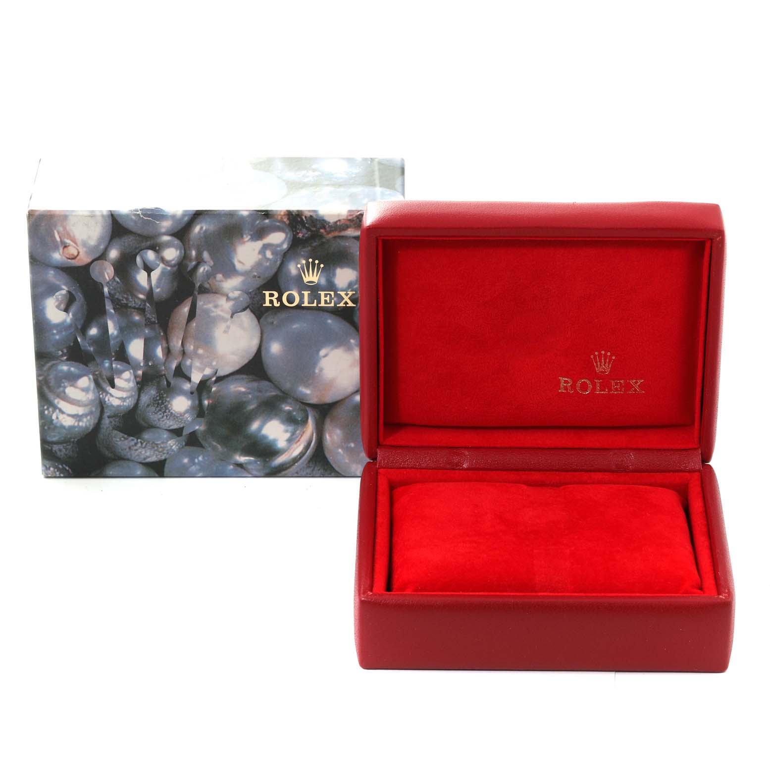 The image shows a Rolex Datejust 69173G Women's Steel and Gold (two tone) Champagne Dial 69173G Women's Steel and Gold (two tone) Champagne Dial watch box and outer packaging, both featuring the Rolex branding.