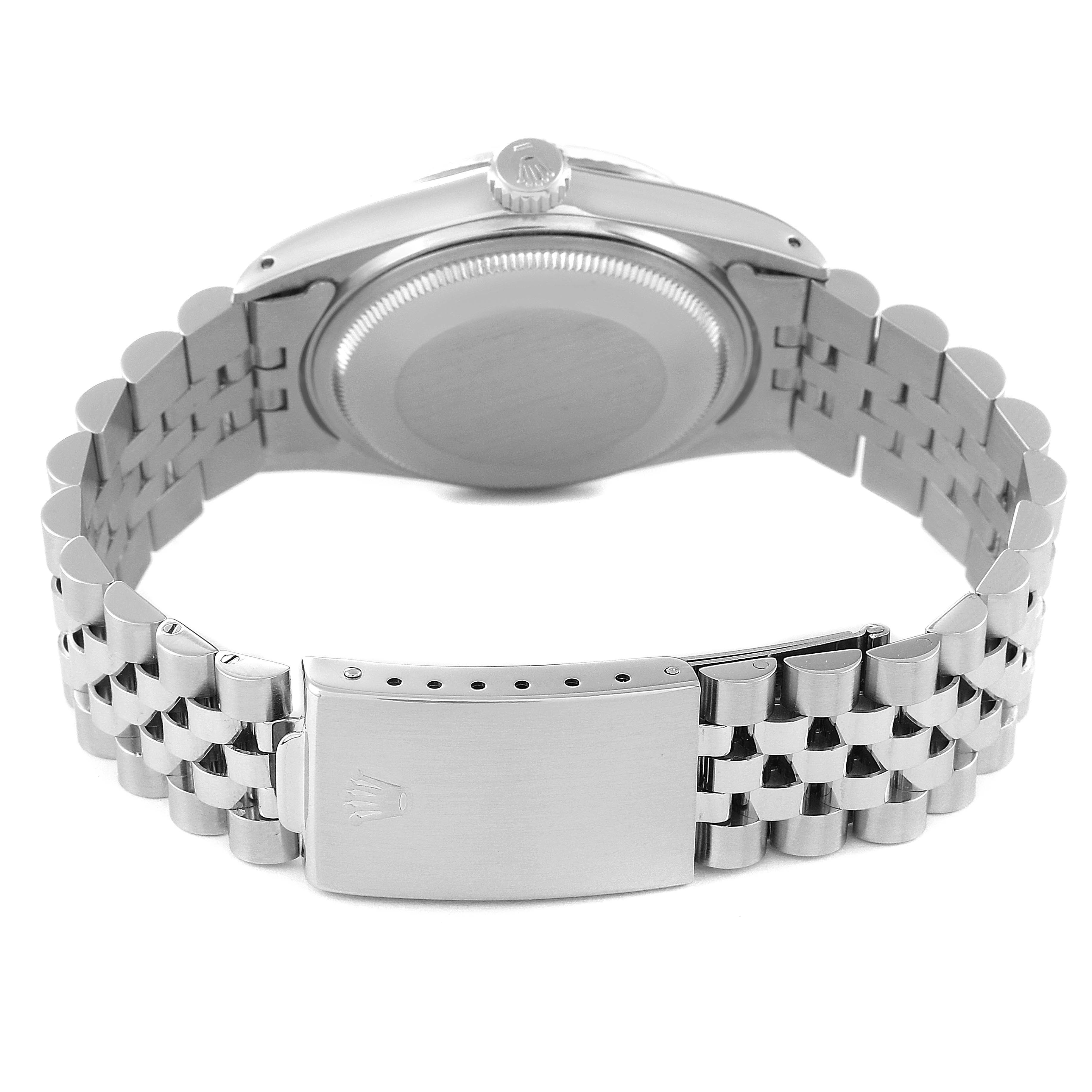 This image shows the back of a Rolex Pearlmaster watch, highlighting the case back, bracelet, and clasp from a rear angle.