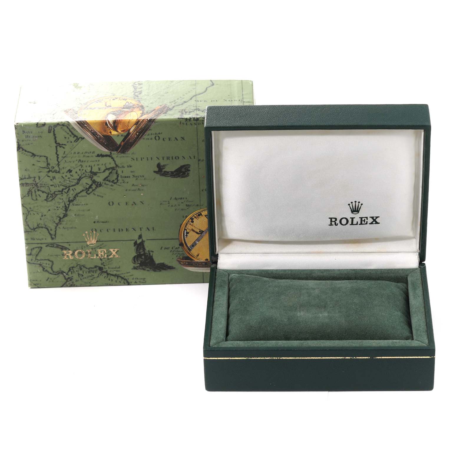 The image shows a Rolex Mid-Size 67480 Women
s Stainless Steel Blue Dial 67480 Women
s Stainless Steel Blue Dial model watch box and outer packaging, with the watch not visible.