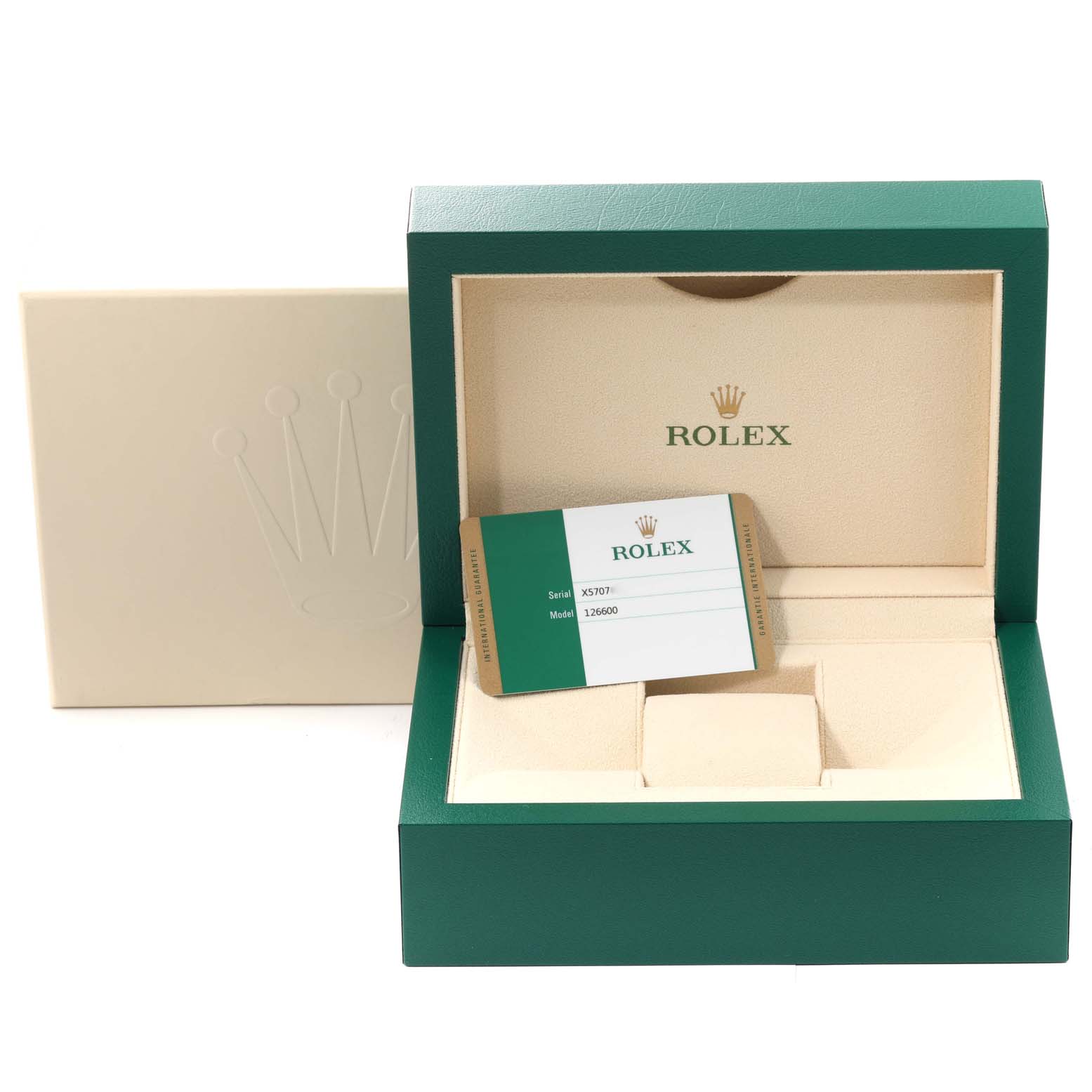 Rolex Seadweller 43mm 50th Anniversary Steel Mens Watch 126600 Box Card ...