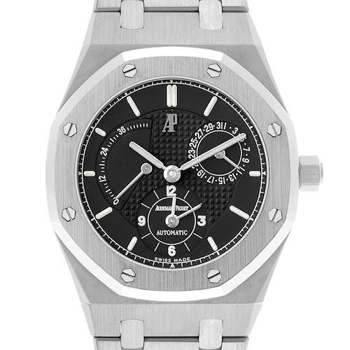 Photo of Audemars Piguet Royal Oak Dual Time Power Reserve Steel Watch 25730ST Box Papers