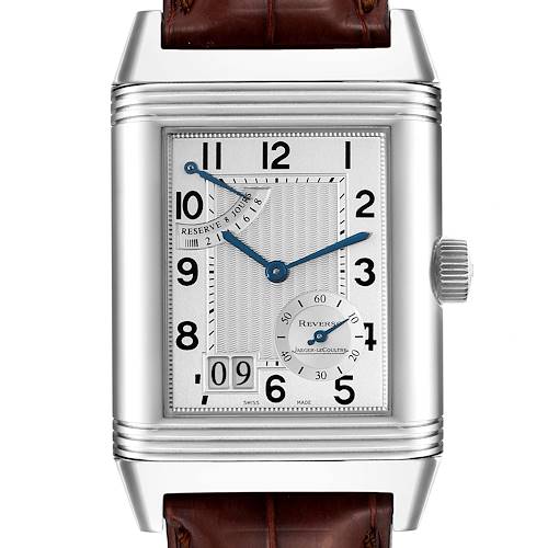 Photo of Jaeger LeCoultre Reverso Grande Date 8 Day Mens Watch 240.8.15 Q3008420 Papers