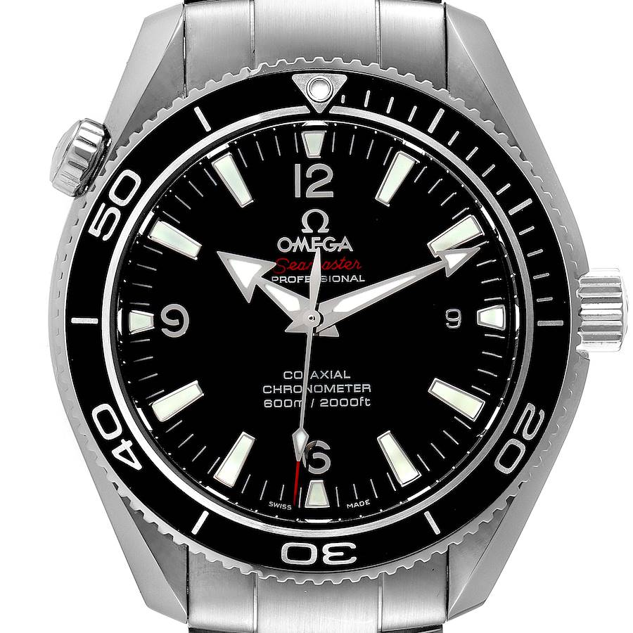 Omega Seamaster Planet Ocean 600M Mens Watch 222.30.42.20.01.001 Card SwissWatchExpo