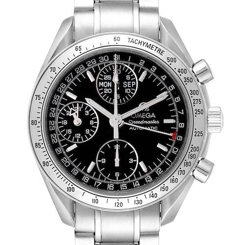 Photo of Omega Speedmaster Day-Date 39mm Black Dial Steel Mens Watch 3523.50
