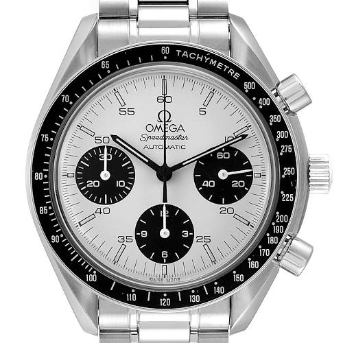 Photo of Omega Speedmaster Reduced Marui LE Silver Dial Mens Watch 3510.21.00