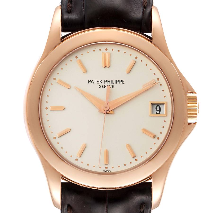 NOT FOR SALE Patek Philippe Calatrava 18k Rose Gold Silver Dial Mens Watch 5107R Papers PARTIAL PAYMENT SwissWatchExpo