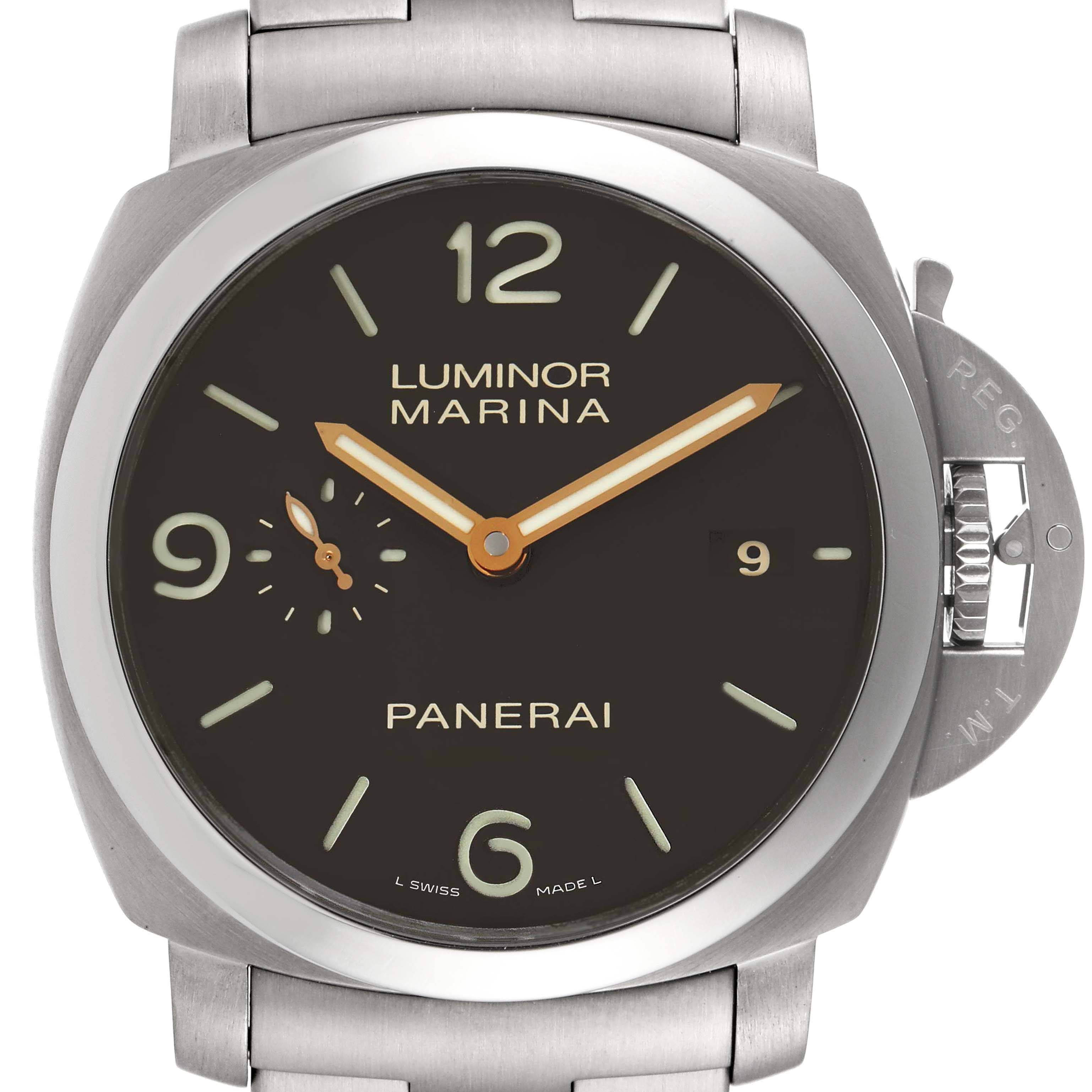 Panerai Luminor Marina 1950 3 Days Titanium 44mm Mens Watch PAM00352 ...