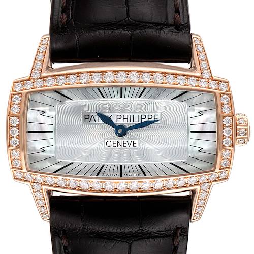 Photo of Patek Philippe Gondolo Rose Gold Mother of Pearl Diamond Ladies Watch 4981