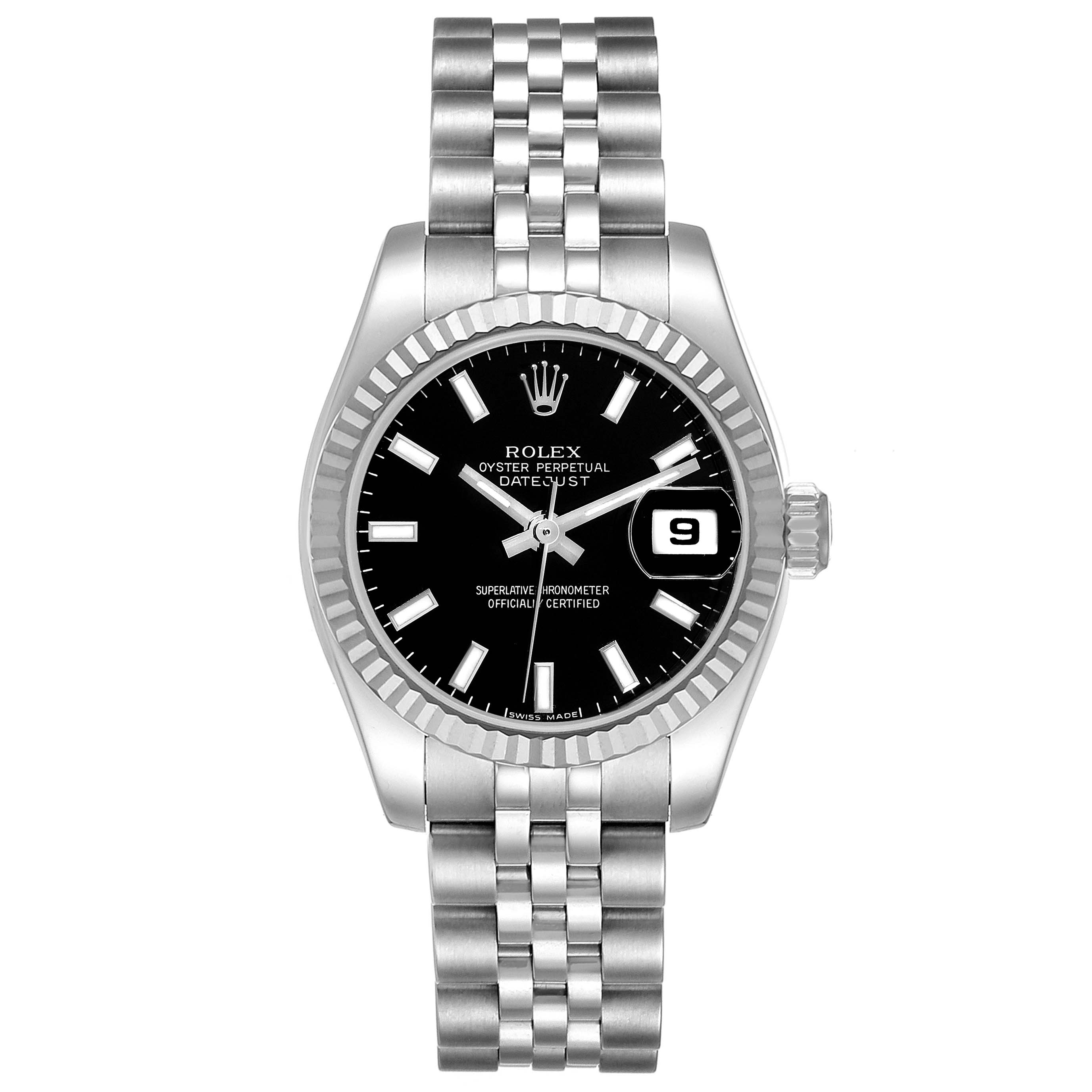 ROLEX Datejust ブラックダイヤル　 正規店OH済 ロレックス/デイトジャスト/マットブラックダイヤル/クロノ