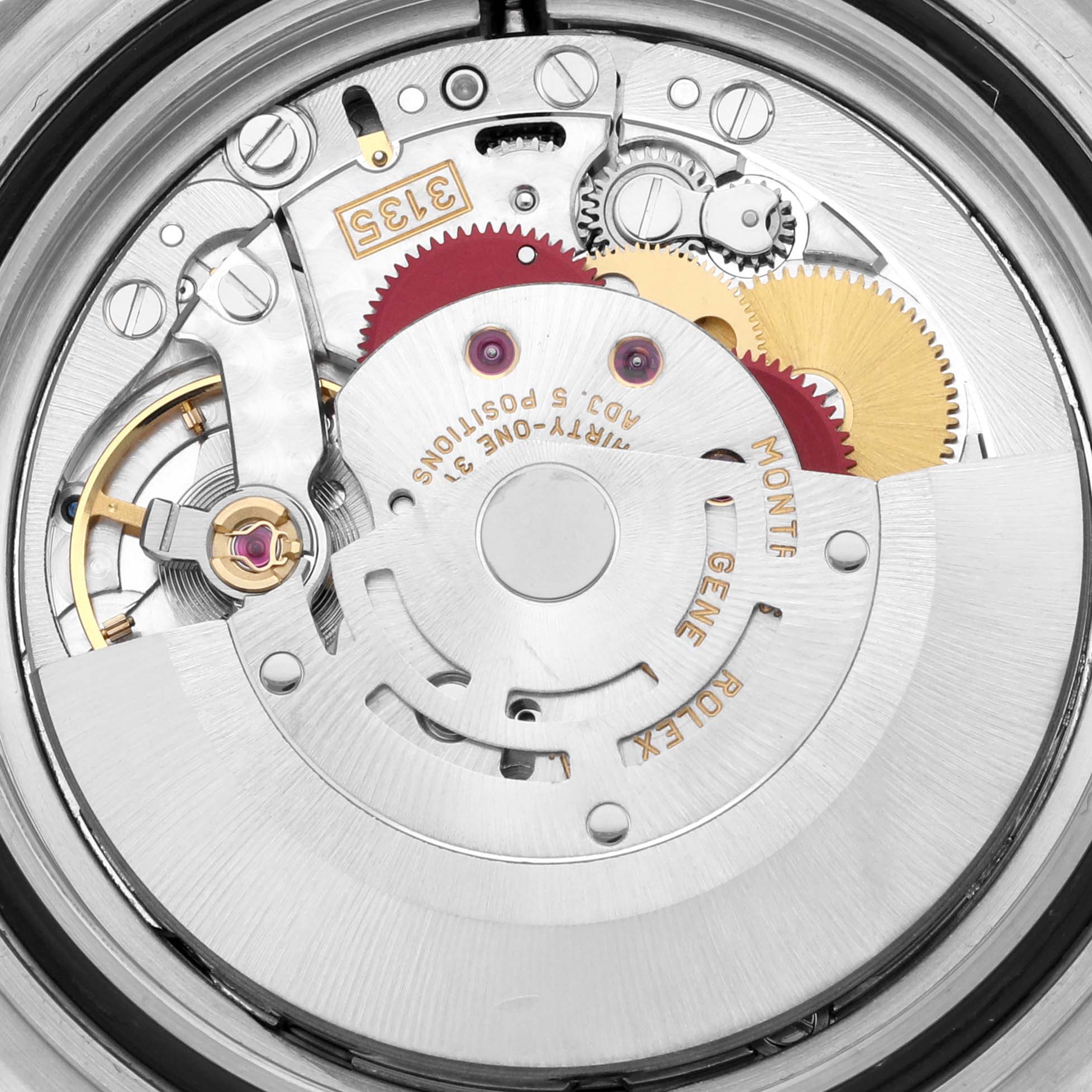 The image shows the internal mechanical movement of the Rolex Sea-Dweller 16600 Men's Stainless Steel Black Dial 16600 Men's Stainless Steel Black Dial watch, viewed from the back.
