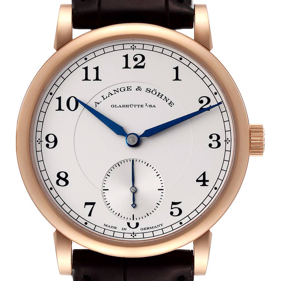 A. Lange and Sohne 1815 18k Rose Gold Mens Watch 235.032 Box Papers SwissWatchExpo