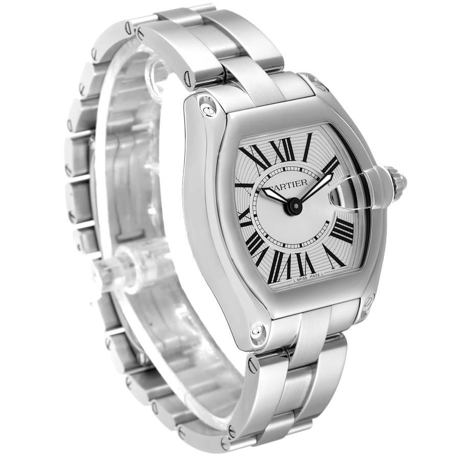 Cartier Roadster Silver Dial Steel 