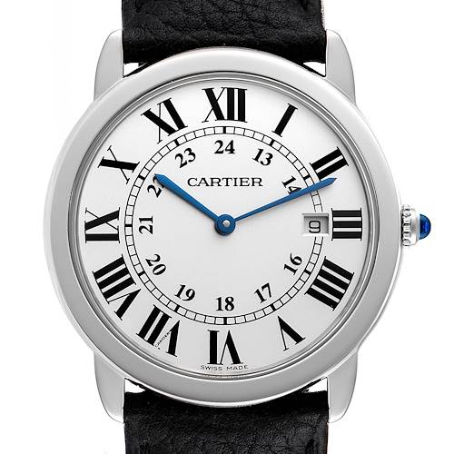 Photo of NOT FOR SALE Cartier Ronde Solo Large Silver Dial Steel Unisex Watch W6700255 PARTIAL PAYMENT