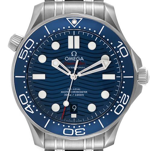 Photo of Omega Seamaster Diver 300M Blue Dial Mens Watch 210.30.42.20.03.001 Unworn
