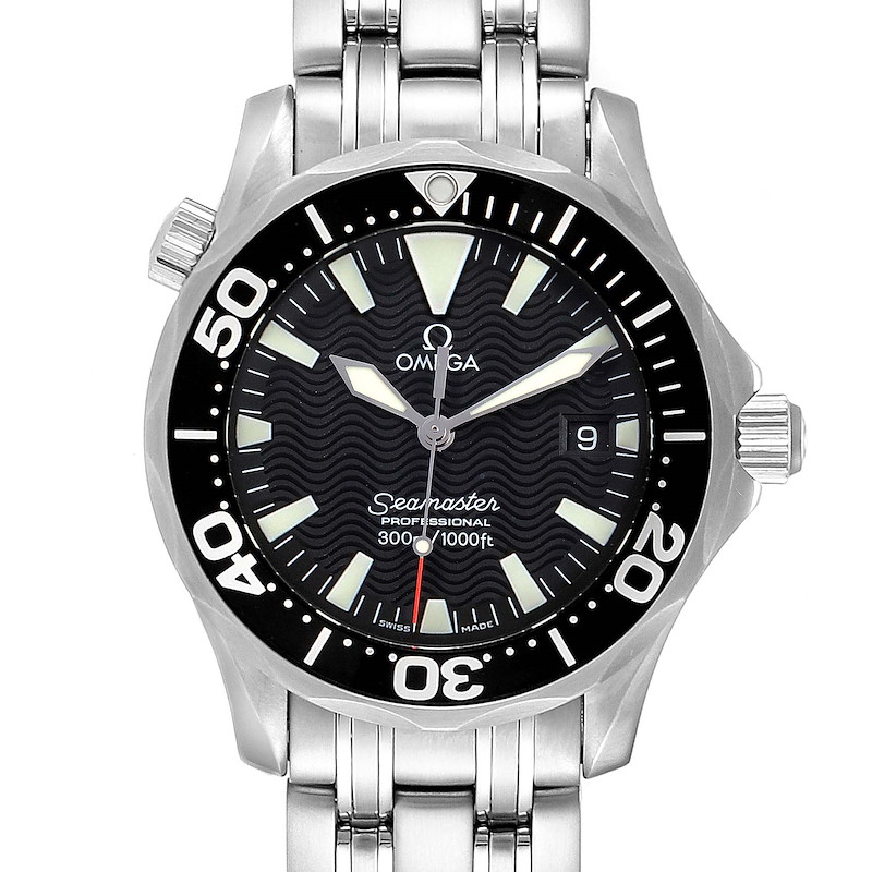 Omega Seamaster Midsize 36 Quartz Steel Mens Watch 2262.50.00 SwissWatchExpo