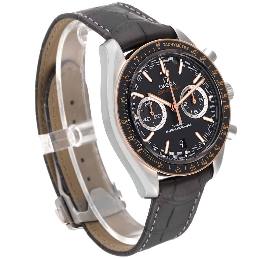 Omega Speedmaster Racing Steel Rose Gold Mens Watch 329.23.44.51