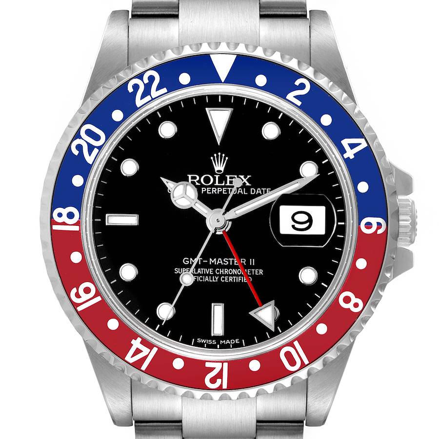NOT FOR SALE Rolex GMT Master II Pepsi Red Blue Bezel Parachrom Hairspring 3186 Steel Mens Watch 16710 PARTIAL PAYMENT SwissWatchExpo