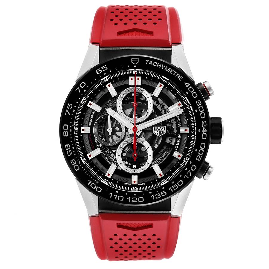 Carrera calibre heuer 01 automatic skeleton dial men's watch best sale