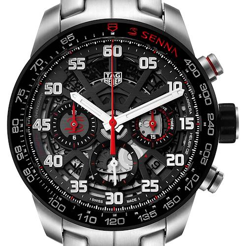 Photo of Tag Heuer Carrera Senna Special Edition Chronograph Watch CBG2013 Box Papers