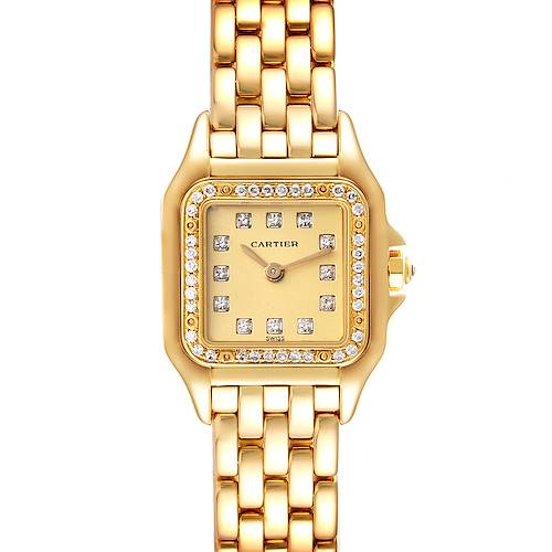 Photo of Cartier Panthere 18k Yellow Gold Diamond Ladies Watch 866911