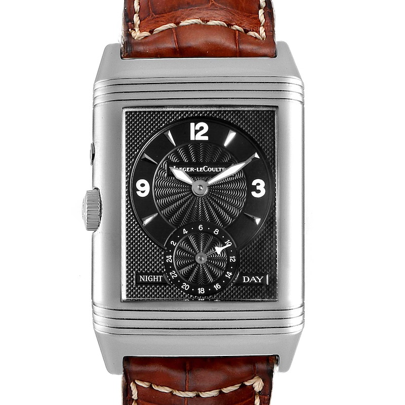 Jaeger LeCoultre Reverso Duo Day Night Steel Watch 270.8.54 Q270854  SwissWatchExpo