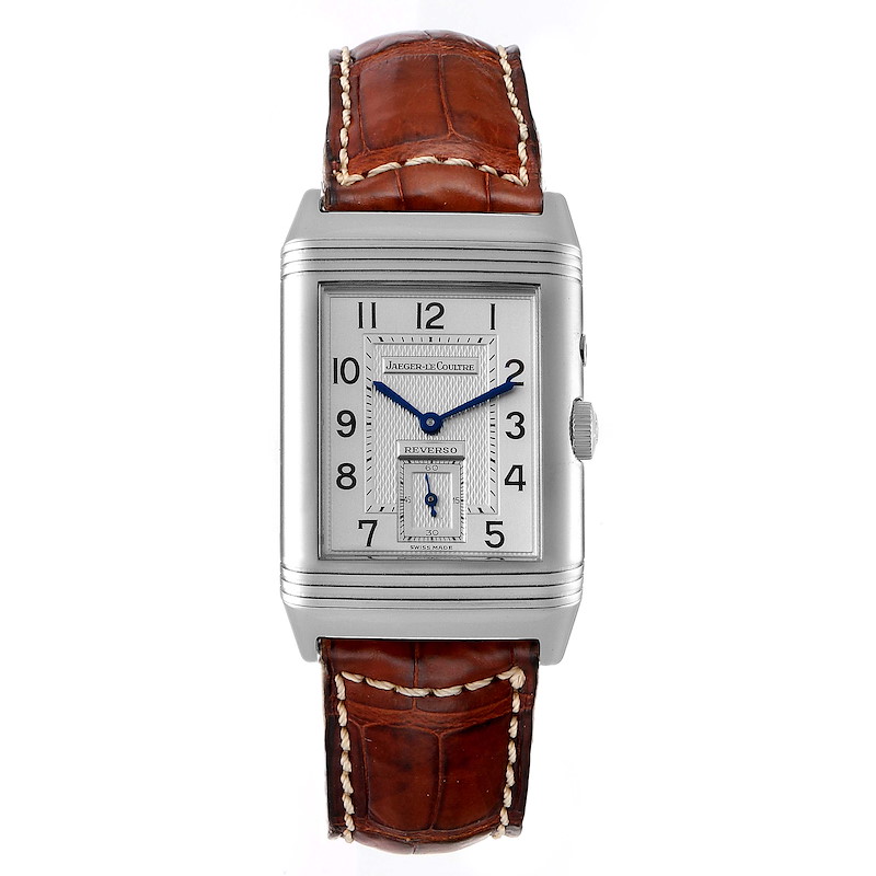 Jaeger LeCoultre Reverso Duo Day Night Steel Watch 270.8.54 Q270854 ...