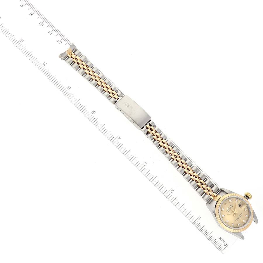 Stainless Steel Watch Band Bracelets, Gold / 6.5 inch