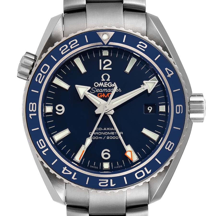 Omega Seamaster Planet Ocean GMT 44mm Watch 232.90.44.22.03.001 Box Card SwissWatchExpo